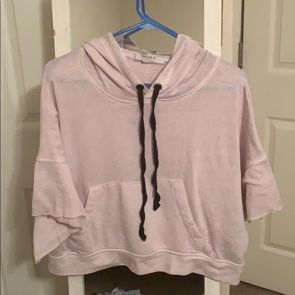 Pink oversized hoodie